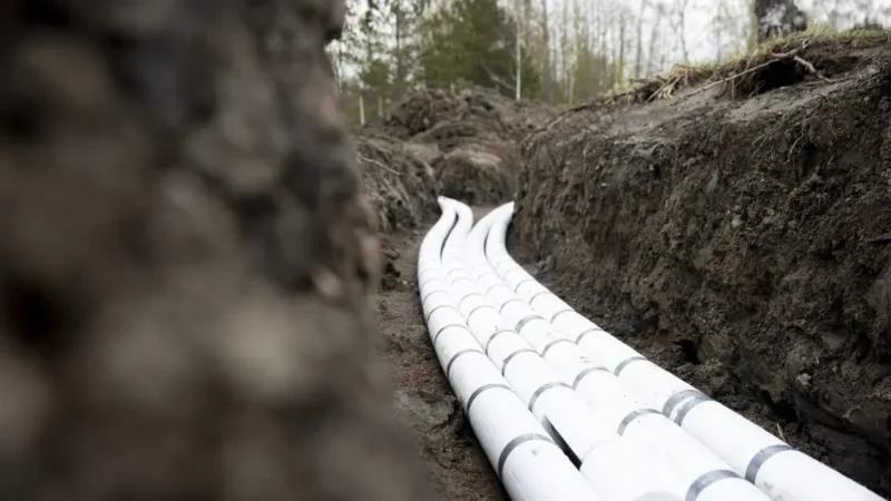 Kaukolämmön verkosto maanalla