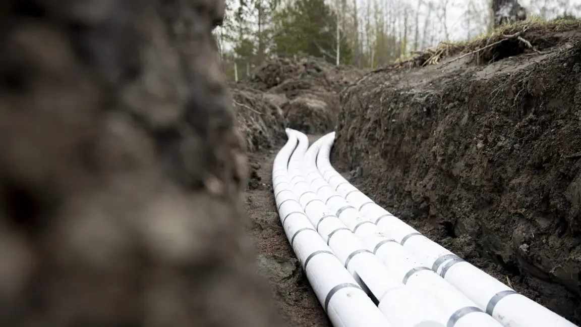 Kaukolämmön verkosto maanalla