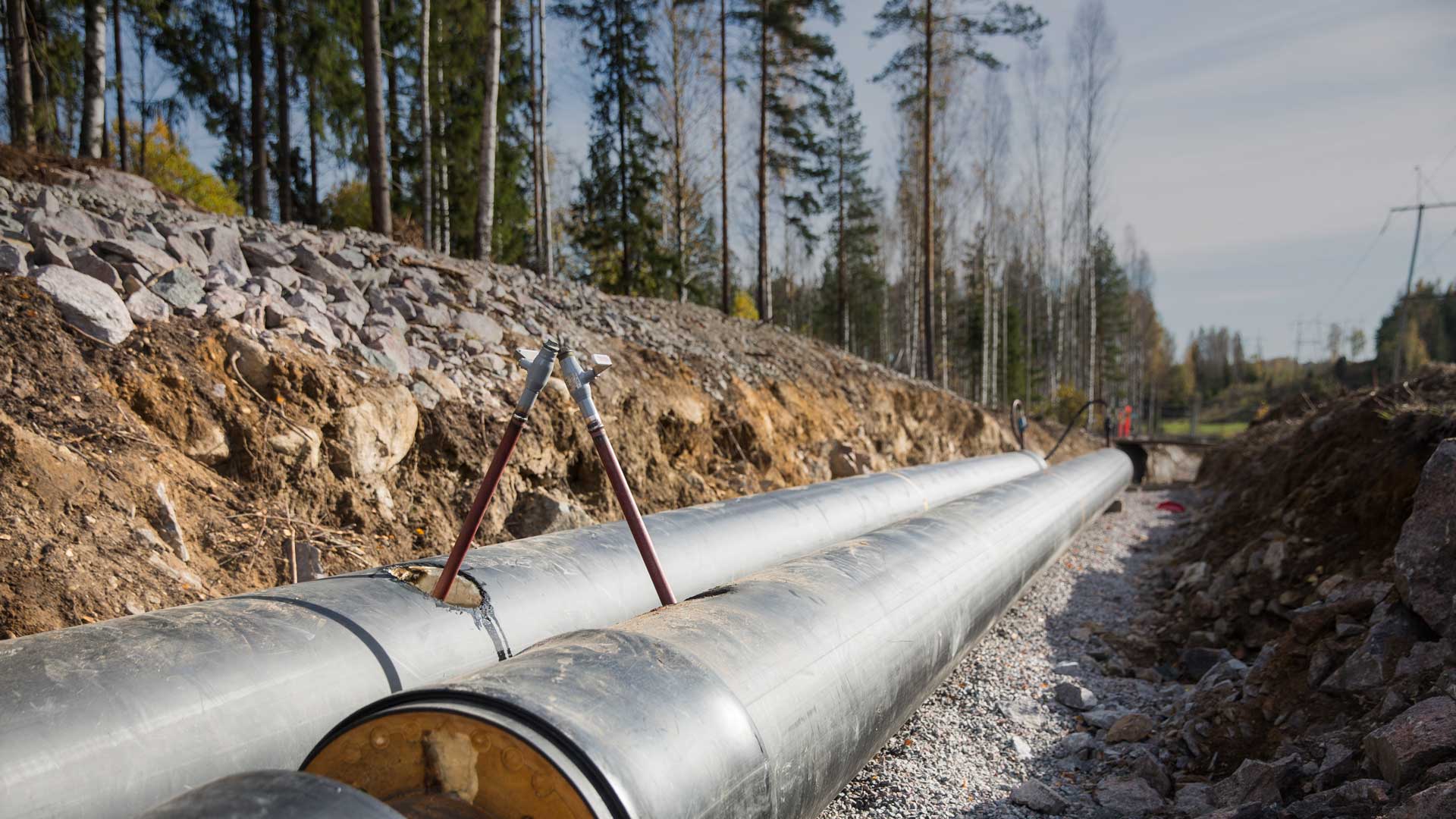 Kaukolämmön runkolinja Nikkilässä