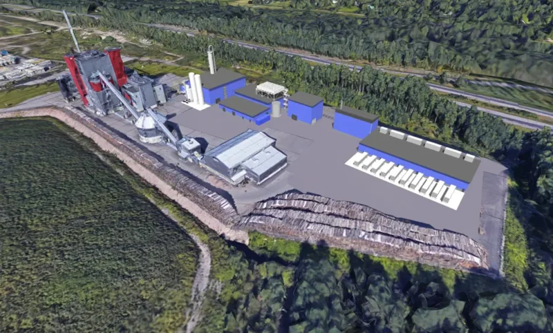 havanne kuva e-metaanin tuotantolaitoksesta