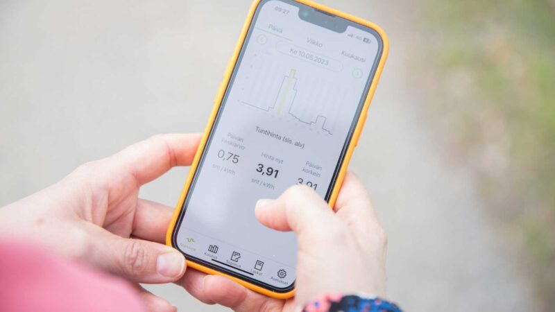 matkapuhelin missä keravan energian sovellus auki