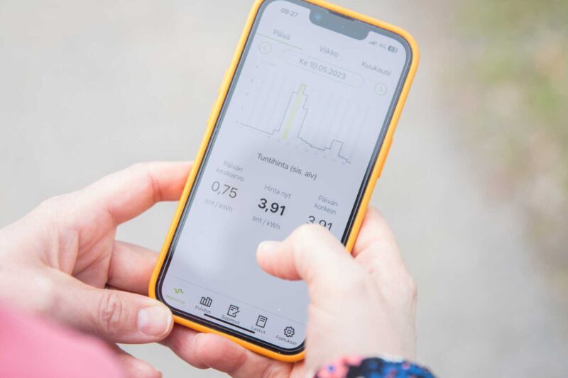 matkapuhelin missä keravan energian sovellus auki