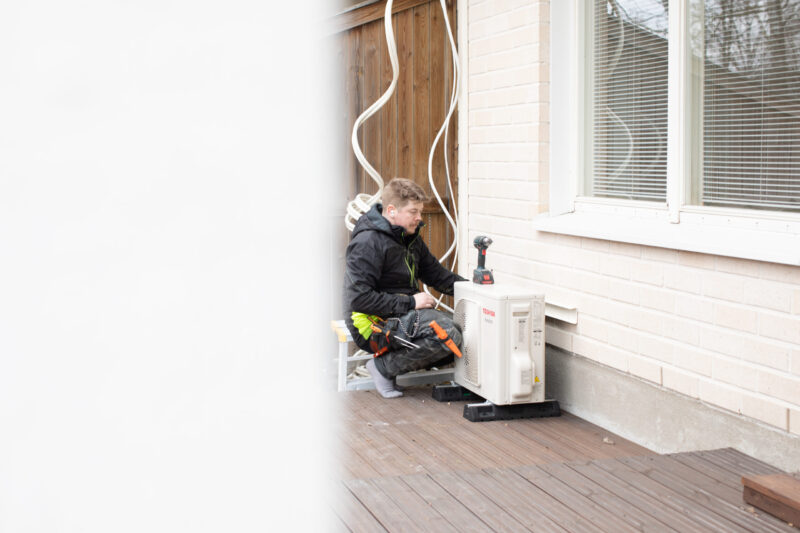 Ilmalämpöpumppu kerrostaloon