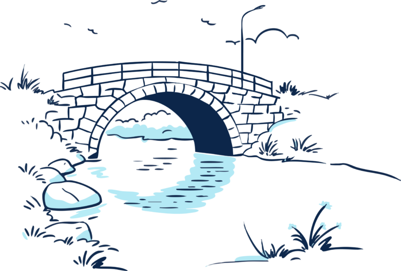 Keravan ikoninen Kivisilta on tunnus kaupungille.