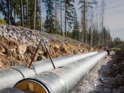 Kaukolämmön runkolinja Nikkilässä