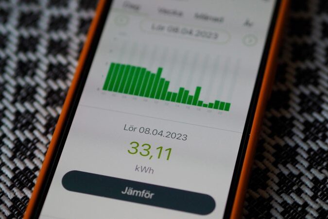 Följa elbörsen från appen