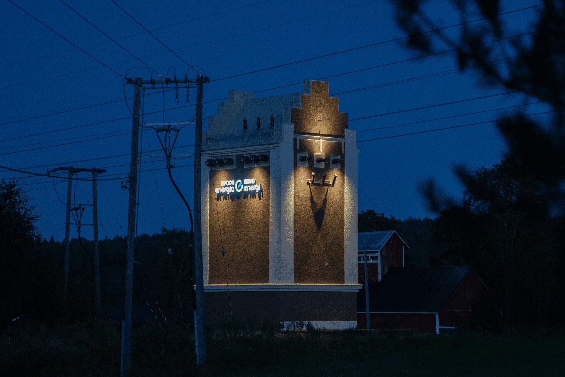Sipoon muuntamo pimeässä