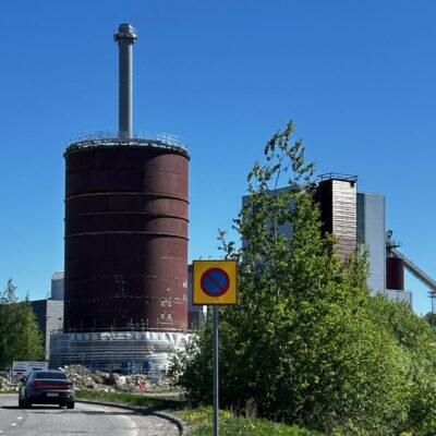 Kaukolämpöakku Keravan Biovoimalaitoksella